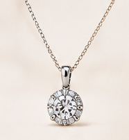 Illustrative pendant necklace